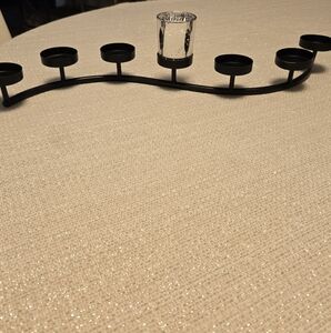 Black Metal Candle Holder